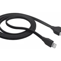 Cabo Flat Lightning 1 Metro Para Carregar E Sincronizar Ipad Iphone Ou Ipod Homologando Apple - 20127 - Trust