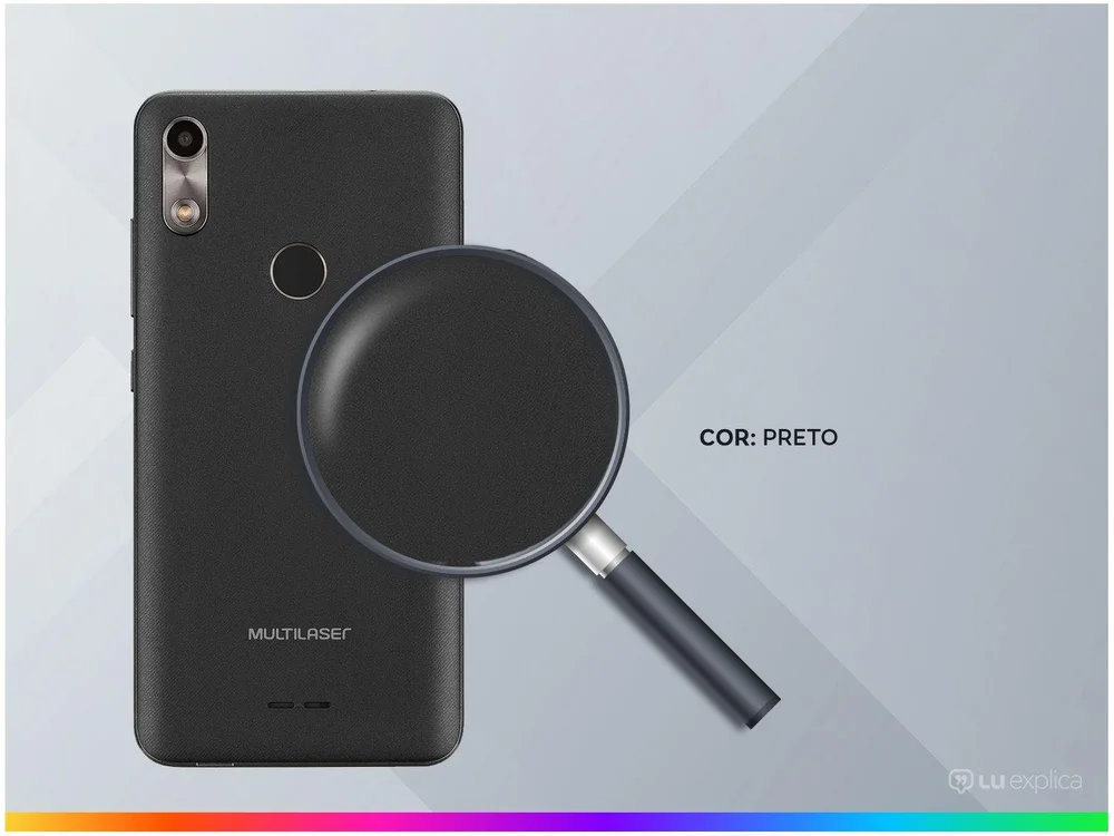 Imagem 3 de 11 do produto Celular Smartphone Multi F, 32GB 3g, 1GB, Tela 5.5 Polegadas, Sensor De Digitais, P9130, Preto