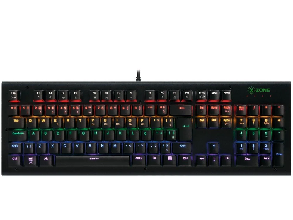 Teclado Mecânico Gamer Xzone ABNT2 KaBuM