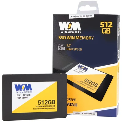 SSD 512GB WinMemory SATA KaBuM