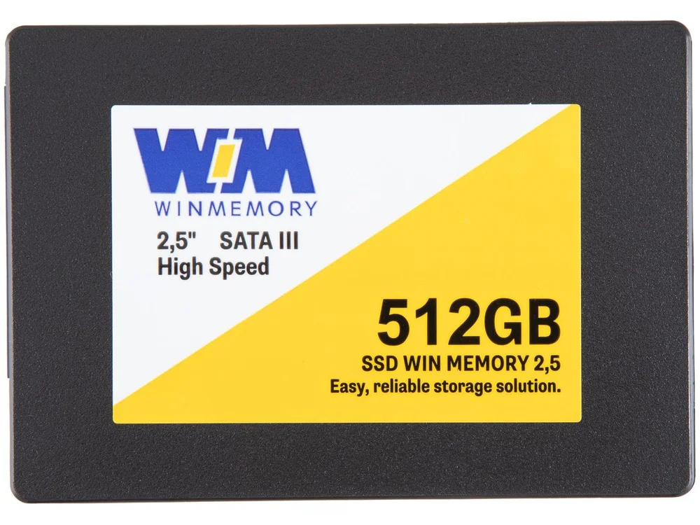 SSD 512GB WinMemory SATA KaBuM