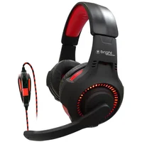 Fone de Ouvido Headset Gamer Led Vermelho Bright 0468