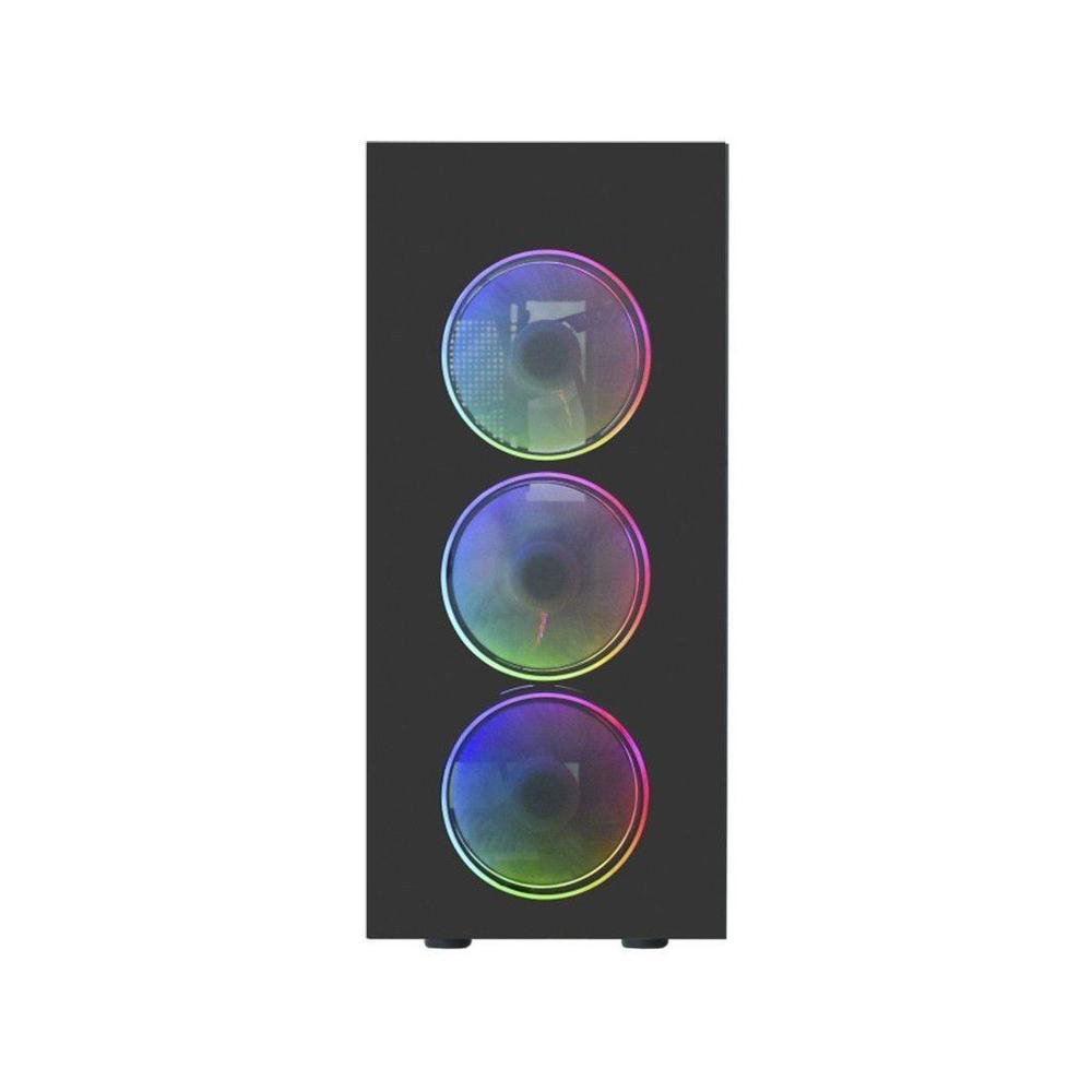 Gabinete Gamer K-mex, Asgard Ritmico, RGB, ATX, 3 FANs, Preto - CG-05Z5 - view 3
