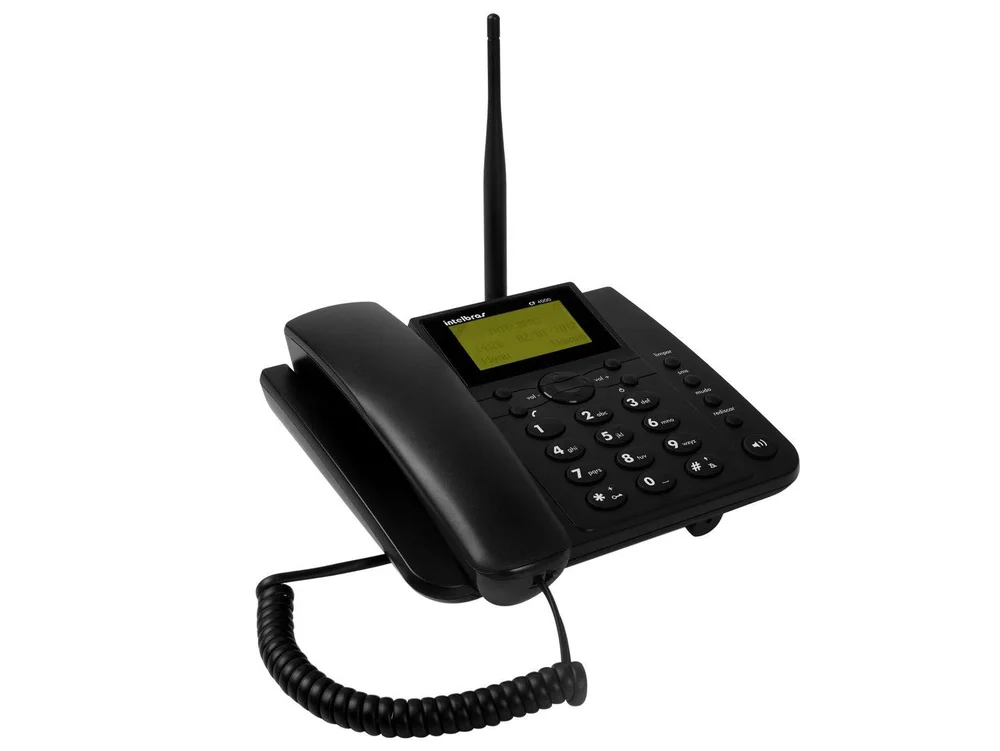 Telefone Celular Fixo Intelbrás Cfa 4012 Gsm De Mesa