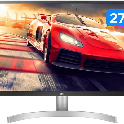 Monitor Gamer LG 27" Ultra HD 4K LED, IPS, HDR10, Com Screen Split 2.0, Freesync - 27UL500-W