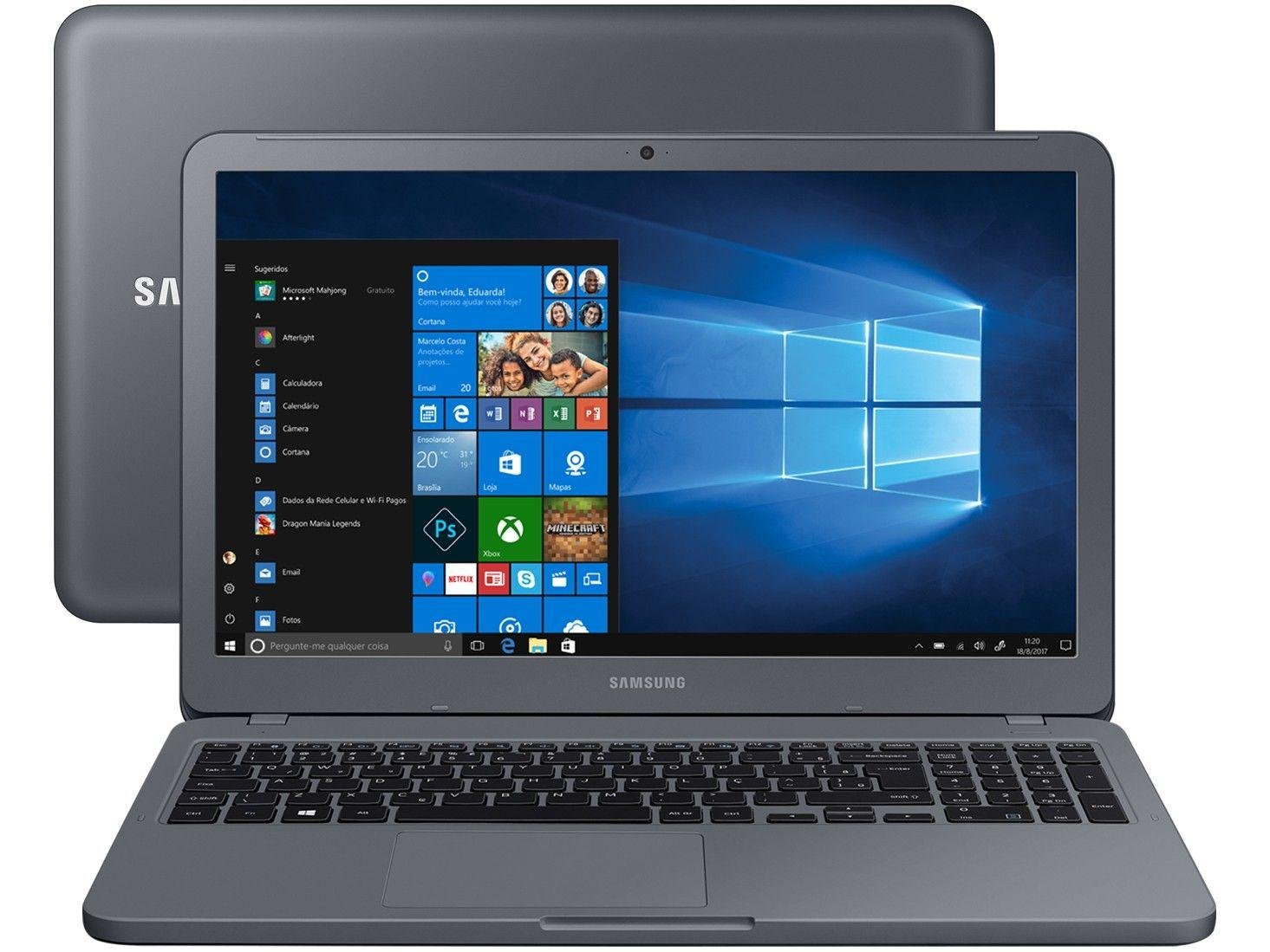 Notebook Samsung Expert X40 I5 Quad-core, 8gb, 1tb, Mx110 2gb, 15.6'' Hd Led, Windows 10 Home Grafite - Samsung
