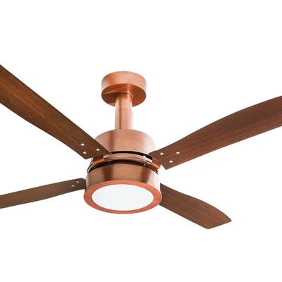 Ventilador De Teto Venti-delta Decorative Vintage Cobre  - Amarela 220v