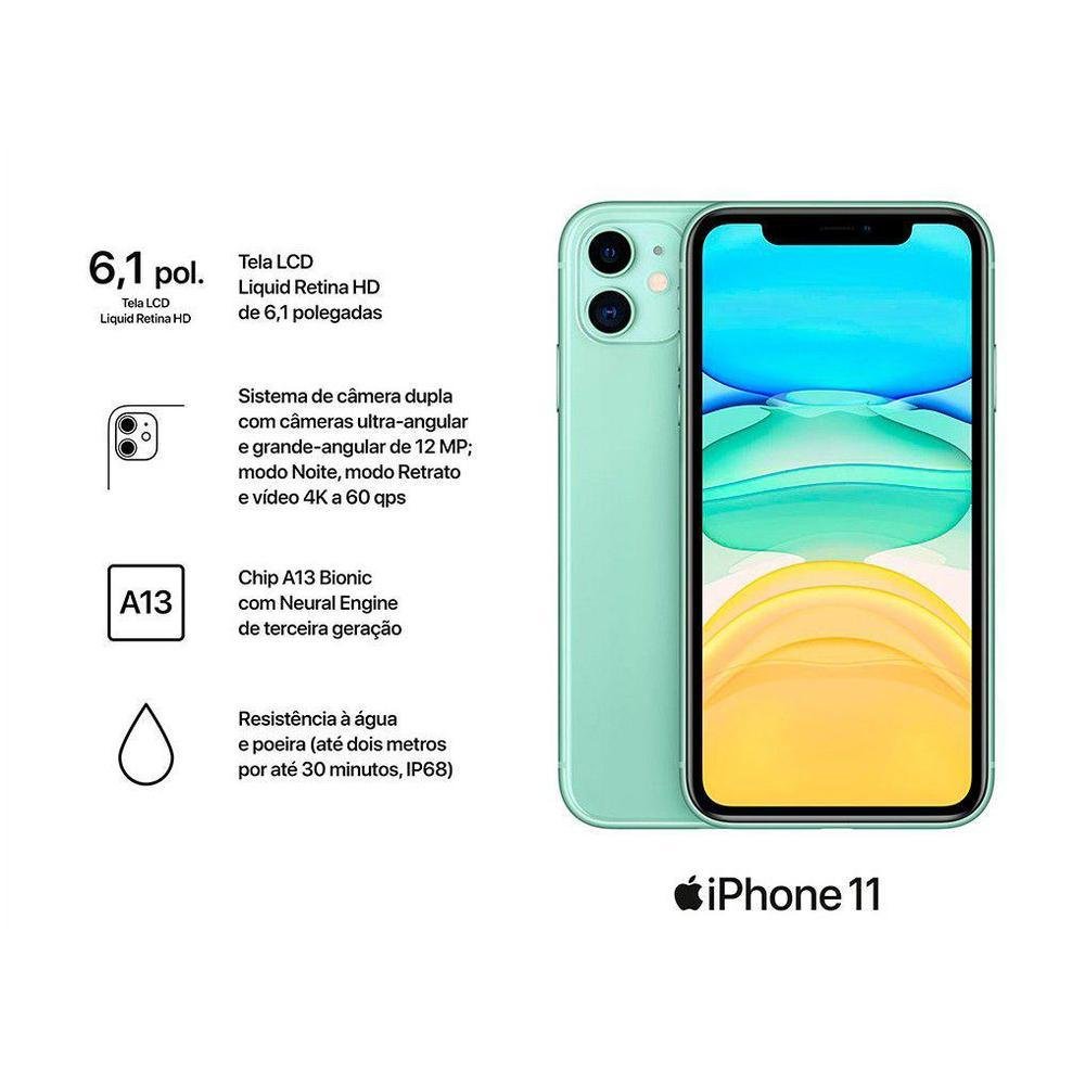 iPhone 11, 256GB Verde | KaBuM!