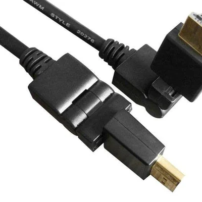 Cabo HDMI 360graus, 1.4v, 1.8m, Única