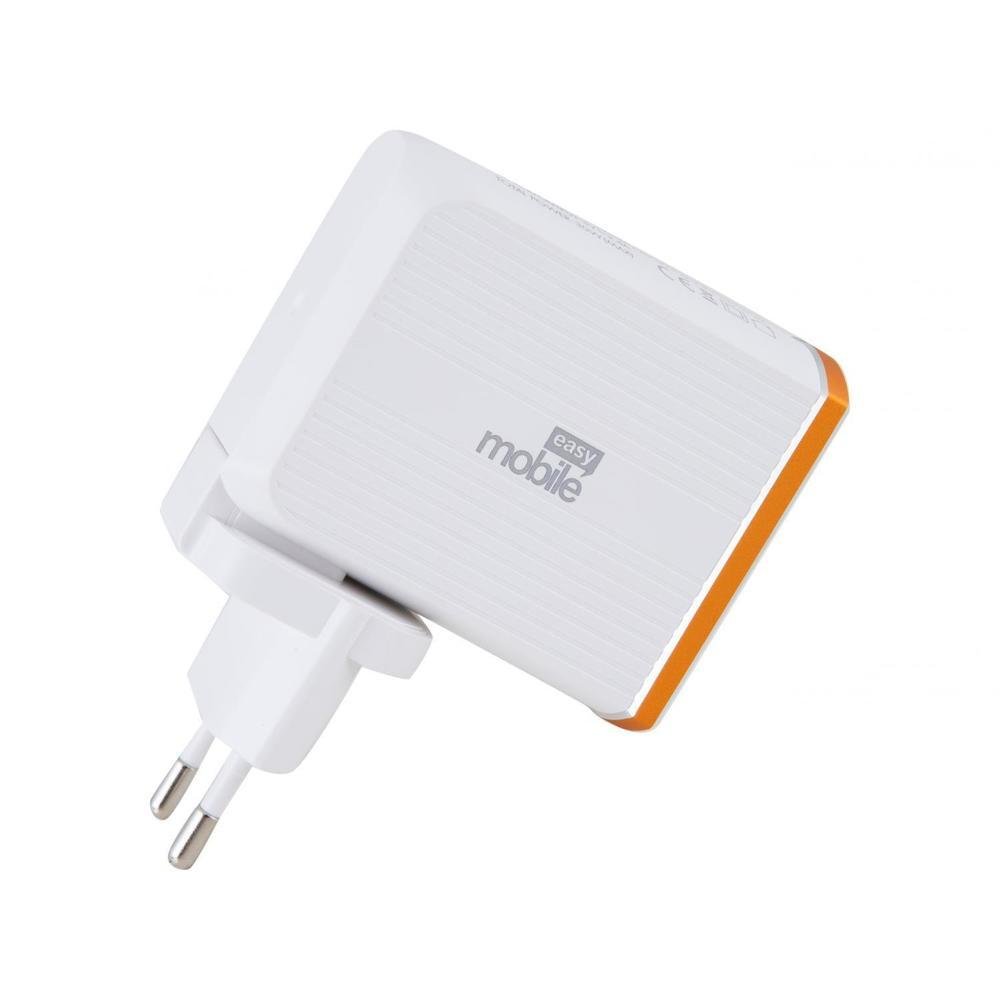 Carregador de Parede Easy Mobile CARPPOWQCBR - 2 Entradas USB