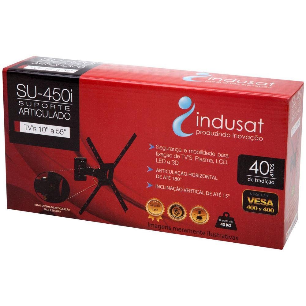 Imagem 6 de 6 do produto Suporte para TV, Biarticulável, até 55"