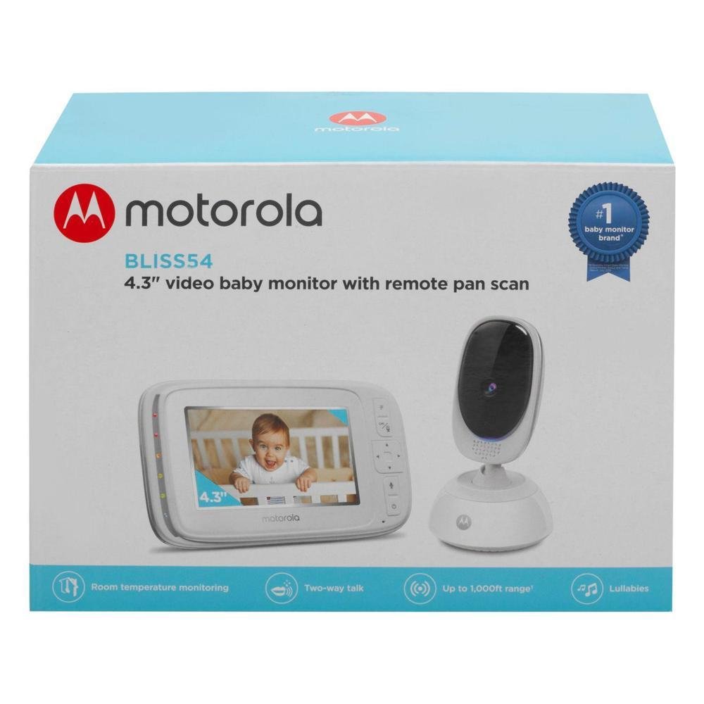 Imagem 7 de 7 do produto Babá Eletrônica Motorola BLISS54, Tela de 4.3" - Comunicação Bidirecional