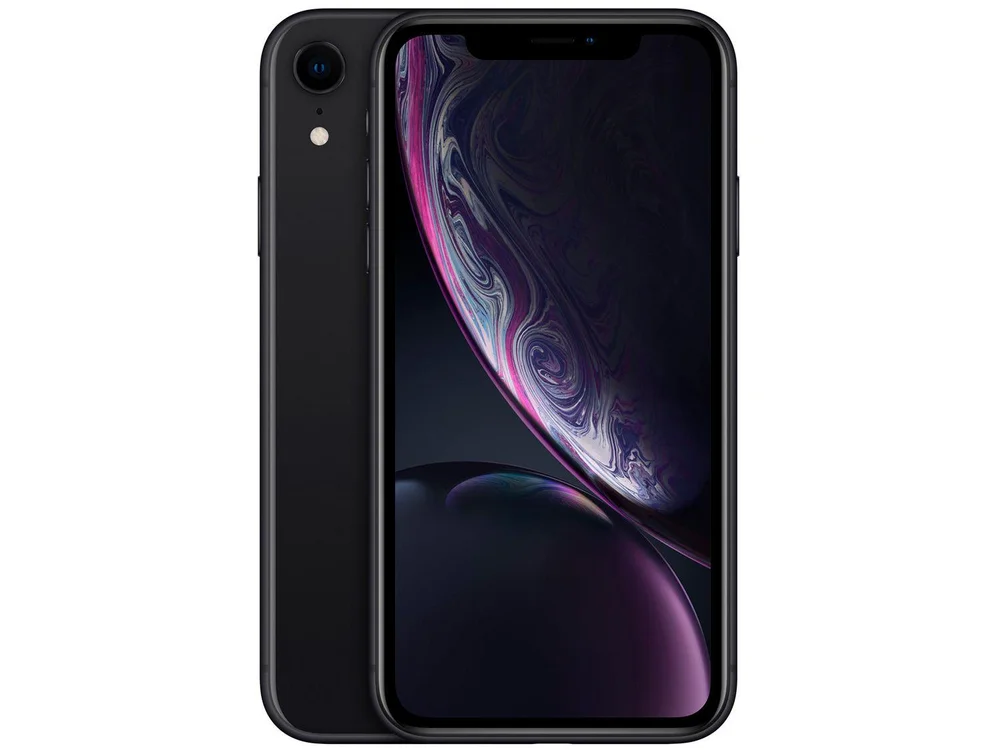 スマートフォン本体 iPhone XR Black 64 GB au Iphone Xr 64GB Preto| KaBuM!