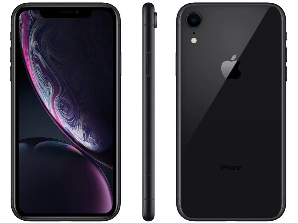 Apple iPhoneXR 64GBブラック本体 Iphone Xr 64GB Preto| KaBuM!