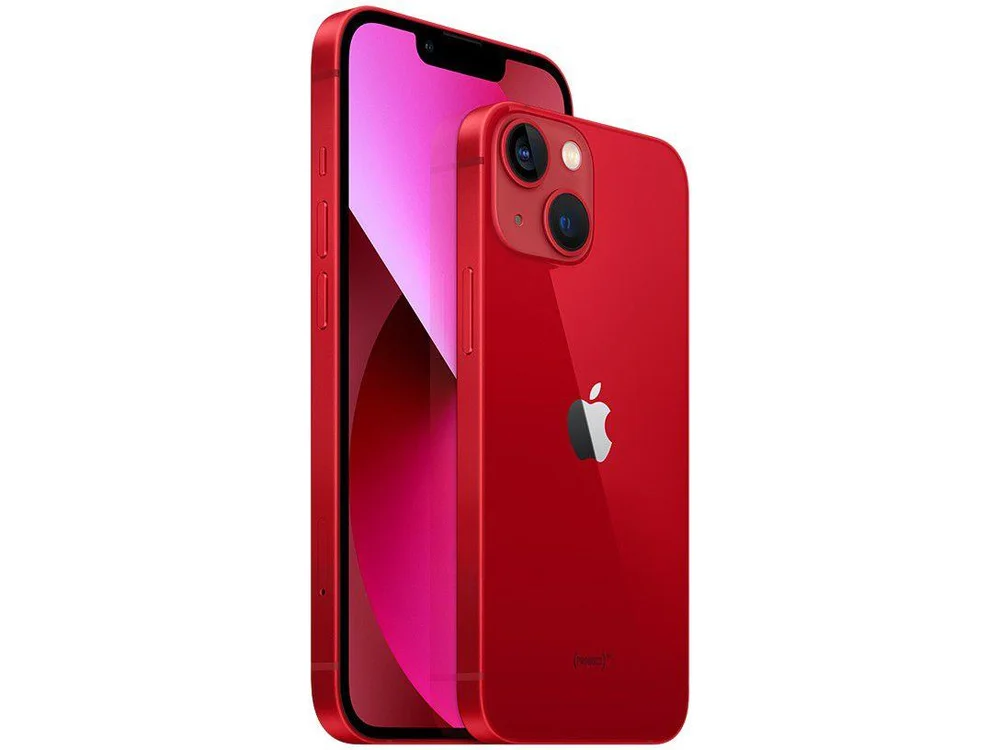 携帯電話本体 Ipone13 red 256 GB Apple iPhone 13, 256GB, (PRODUCT)RED, Tela 6.1