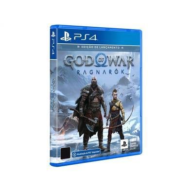 Console Sony PS4 + Jogo God of War Ragnarök, 1TB, Preto - CUH-2214B