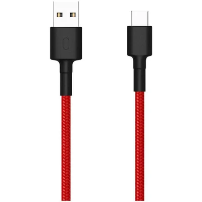 Cabo USB Para Tipo-C, 100CM, Xiaomi, Vermelho