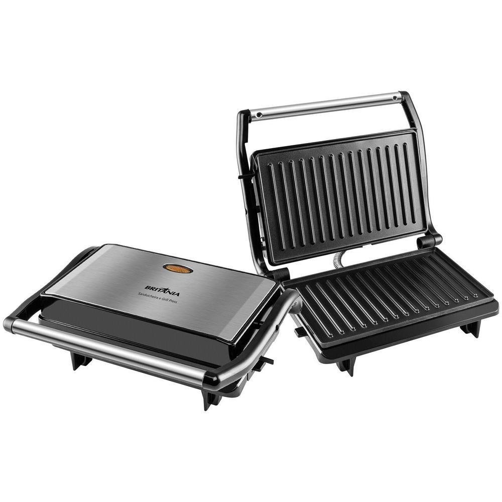 Sanduicheira Grill Britânia BGR26I Press Preto