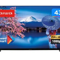 Smart TV Aiwa 43 Polegadas, LED, Full HD, HDM,I USB, Wi-Fi, Borda Ultrafina, HDR10 Dolby Áudio - AWS-TV-43-BL-01