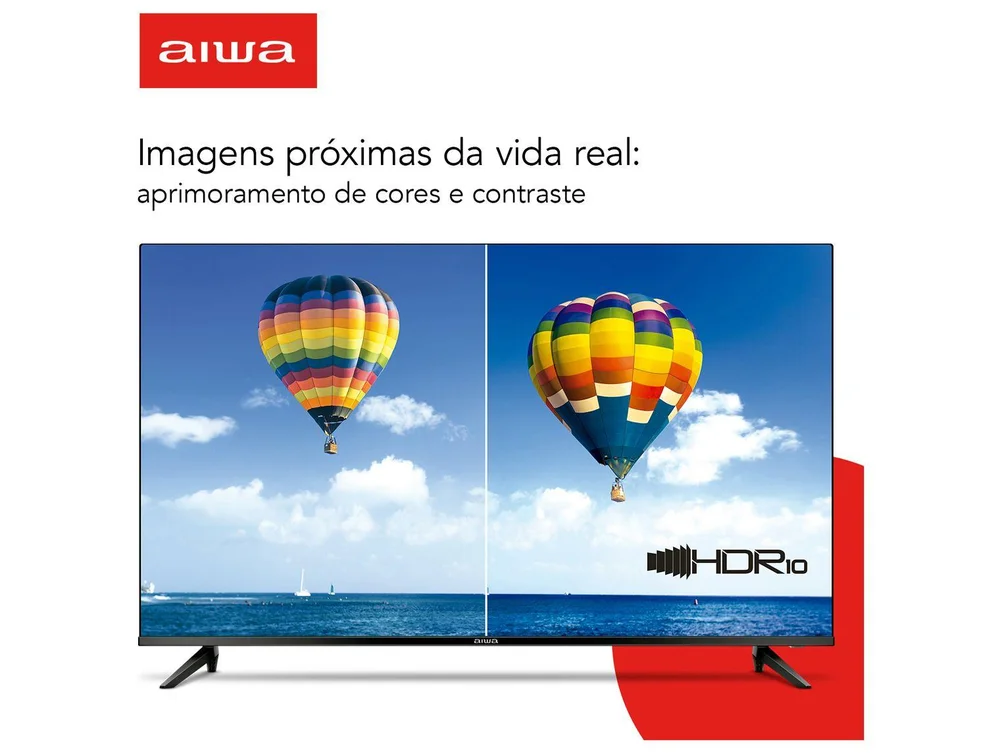 Imagem 16 de 17 do produto Smart TV Aiwa 43 Polegadas, LED, Full HD, HDM,I USB, Wi-Fi, Borda Ultrafina, HDR10 Dolby Áudio - AWS-TV-43-BL-01