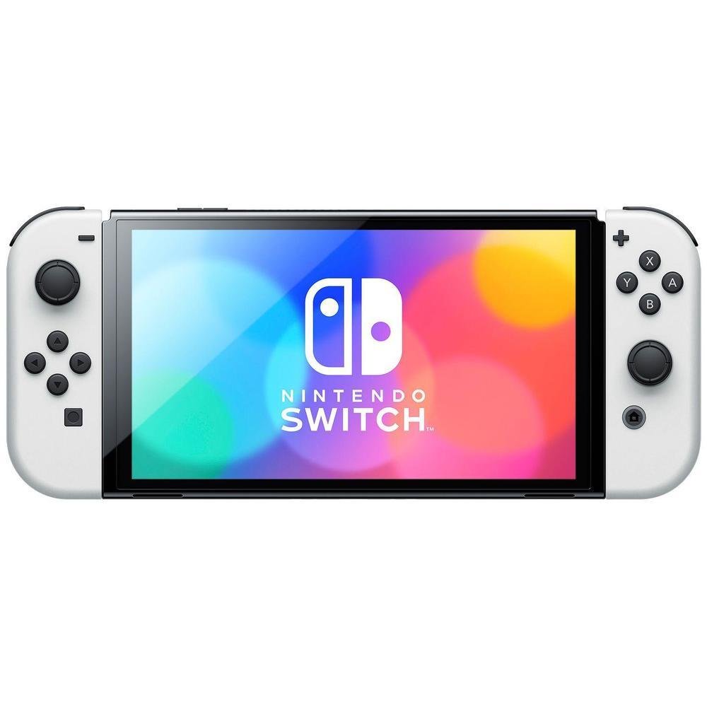 Nintendo Switch OLED 64GB Branco 2 Controles | KaBuM!