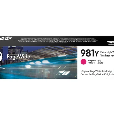 Cartucho De Tinta Hp Magenta 981y Pagewide 586dn 16k Pags