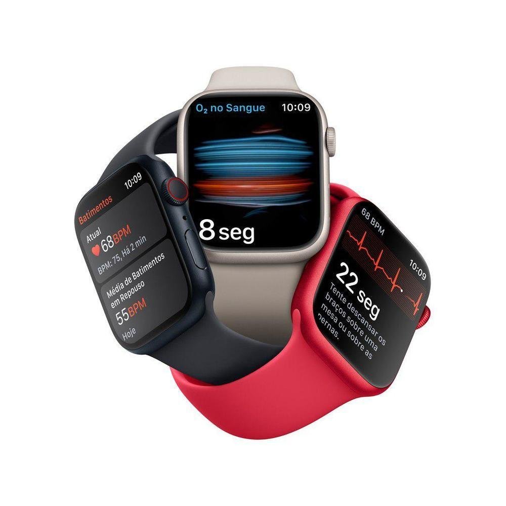 Apple Watch Series 8 45mm GPS + Cellular Caixa | KaBuM!