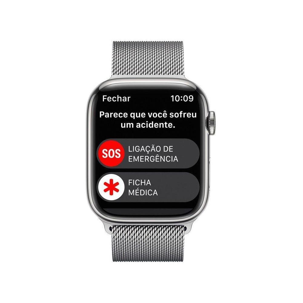 Apple Watch Series 8 45mm GPS + Cellular Caixa | KaBuM!