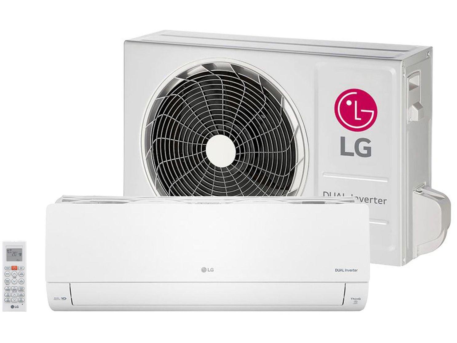 Ar Condicionado LG Dual Voice Inverter Hi Wall Split, 9000 Btu/H, 220V, Quente E Frio - S4nw09aa31b.Eb2gamz
