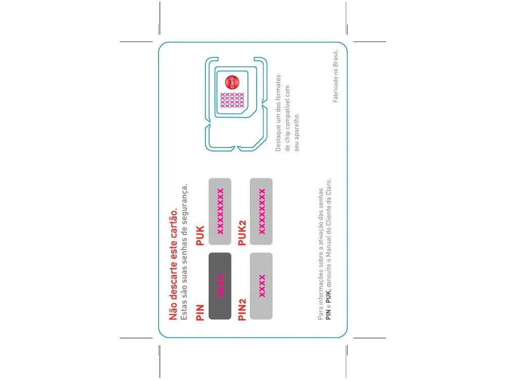 Claro Controle Fácil 3GB + Minutos Ilimitados Para Todo Brasil - view 2