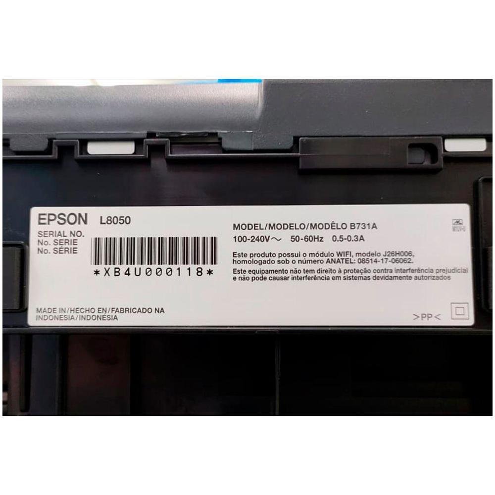Imagem 6 de 7 do produto Impressora Fotográfica Epson Ecotank L8050