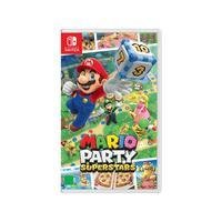 Esse é o Mario Party Superstars, um jogo de festa da Franquia Super Mario, agora para Nintendo Switch. Nesse game, você joga os dados e percorre cinco
