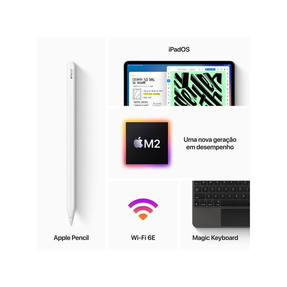 Apple iPad Pro 12,9” 6 Geração Wi-Fi 128GB