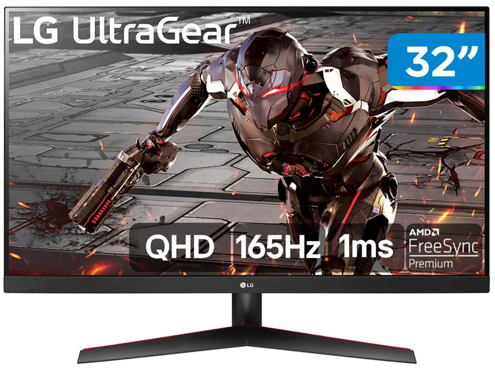 Monitor Gamer LG Ultragear 32 LED KaBuM