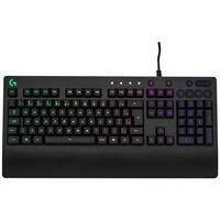 O corpo estreito do teclado gamer G213 Prodigy é durável, preciso e resistente a derramamentos, desenvolvido de acordo com a forma que você joga. Com 