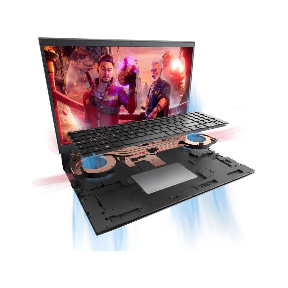 Imagem 2 de 20 do produto Notebook Gamer Dell G15, AMD Ryzen 5, 8GB - 256GB SSD, 15,6'' Full HD, NVIDIA RTX 3050