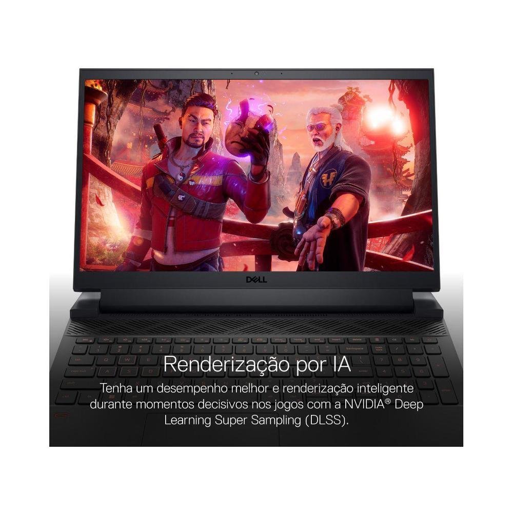 Imagem 8 de 20 do produto Notebook Gamer Dell G15, AMD Ryzen 5, 8GB - 256GB SSD, 15,6'' Full HD, NVIDIA RTX 3050