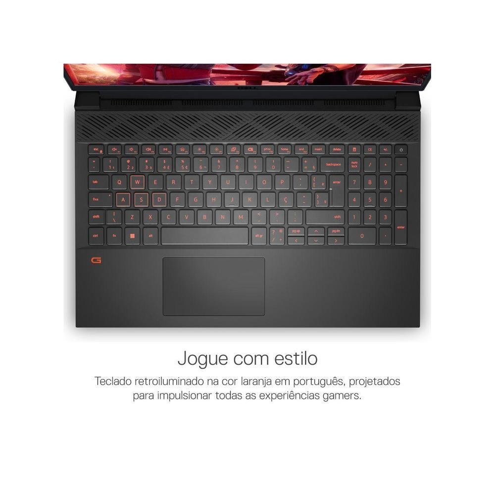 Imagem 5 de 20 do produto Notebook Gamer Dell G15, AMD Ryzen 5, 8GB - 256GB SSD, 15,6'' Full HD, NVIDIA RTX 3050
