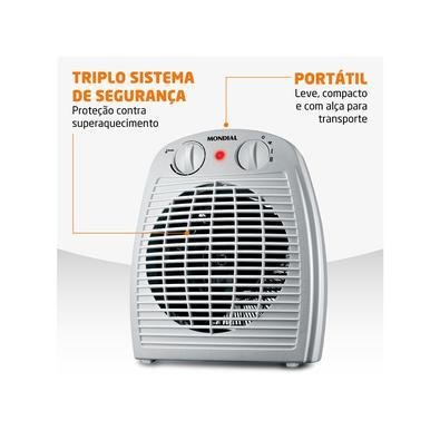 Aquecedor Termoventilador Mondial A-08 Portátil — foto 5