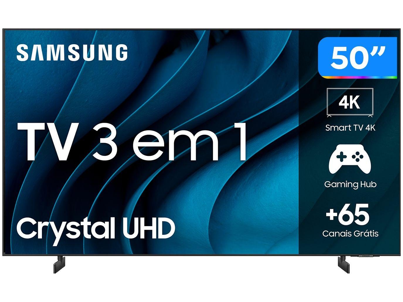Smart Tv 4k Samsung Crystal Uhd 50 Polegadas, Com Painel Dynamic Crystal Color, Design Airslim E Alexa Built In - 5