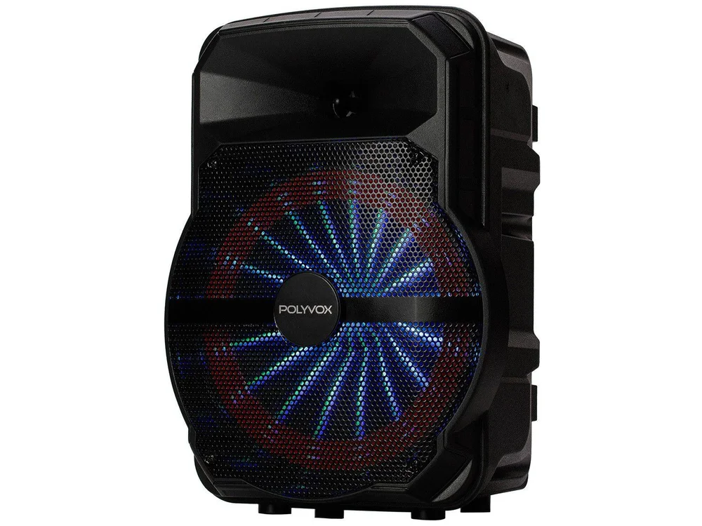 Caixa De Som Amplificada Xc-710t Tws 300w Polyvox, Bluetooth