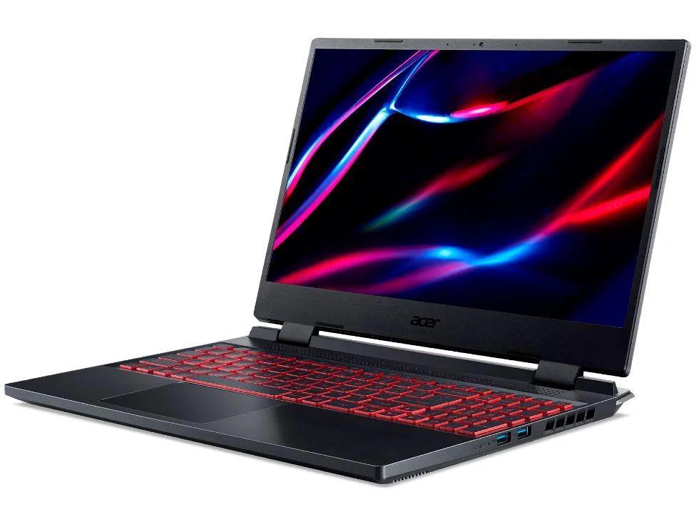 Imagem 4 de 10 do produto Notebook Gamer Acer Nitro 5, Intel Core i5-12450h, 8GB RAM, RTX 3050 4GB, SSD 512GB, Tela 15.6", Windows 11 Home, Preto - AN515-58-54UH