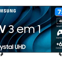 Smart Tv Samsung, 75 Polegadas, 4k, Crystal UHD, Com Painel Dynamic Crystal Color, Design Airslim E Alexa Built In - 7 é boa?