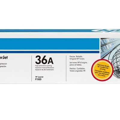 Toner 36a (cb436ab) Preto Para M1522nf, M1120 - Cx 1 Un