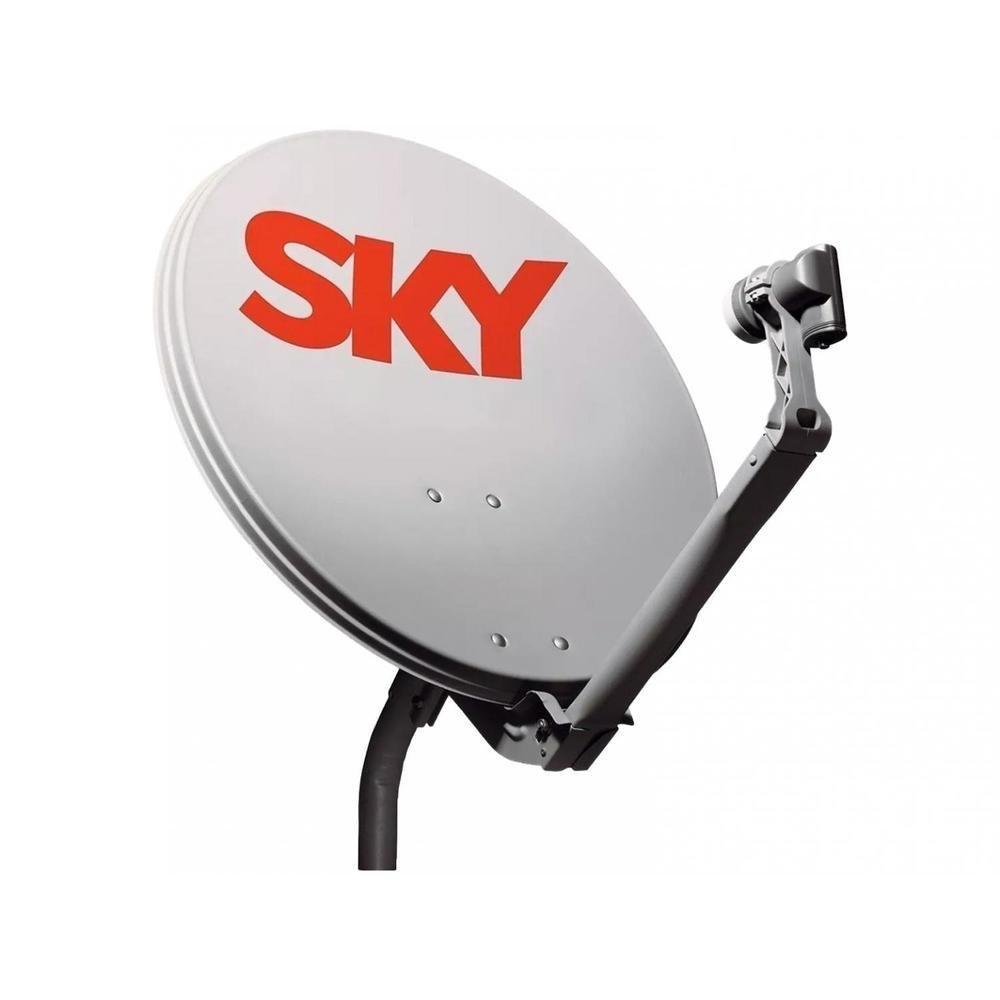 Imagem 3 de 4 do produto Kit Antena e Receptor Sky Pré-Pago
