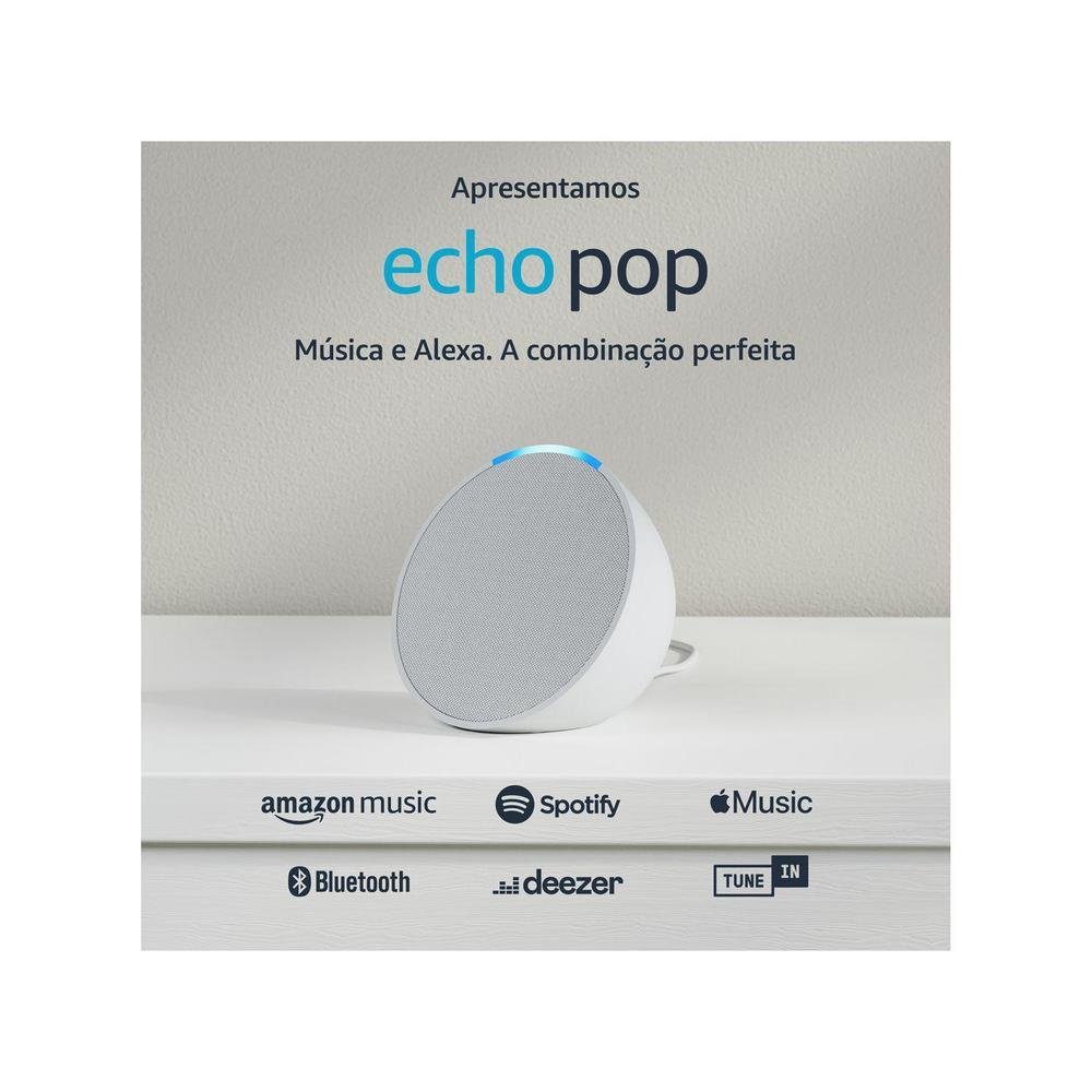 Echo Pop 1ª Geração Smart Speaker com Alexa