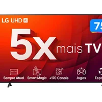 Smart TV 75 Polegadas LG LCD KaBuM