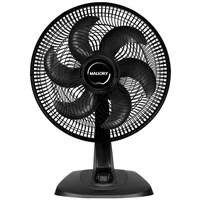 Ventilador Mesa 40cm Mallory Fresh Ts 6 Pas, 3 Velocidade, Preto, 220v
