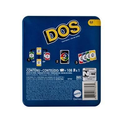 Jogo de Cartas DOS Uno Mattel