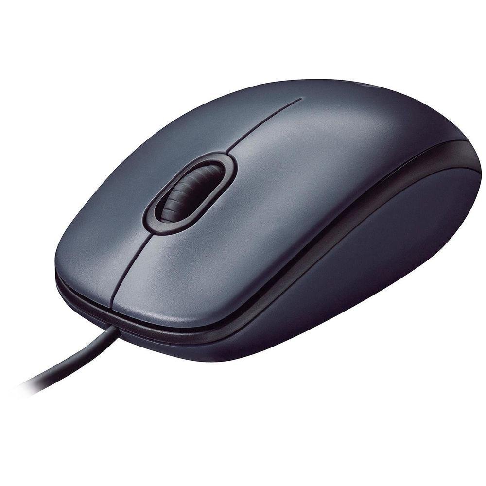 Mouse Logitech Óptico 1000DPI 3 Botões M90